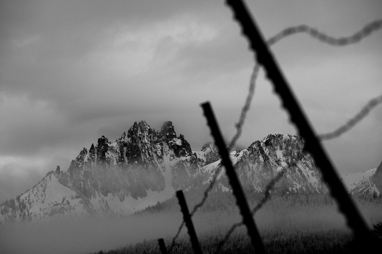 The Sawtooth Mountains in Stanley, Idaho